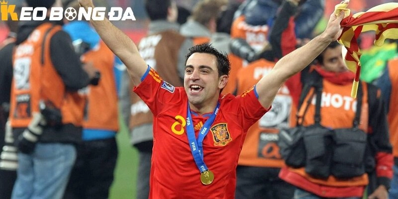 Xavi Hernandez khắc ghi dấu ấn vĩ đại nhất khi chơi trong màu áo đội tuyển quốc gia